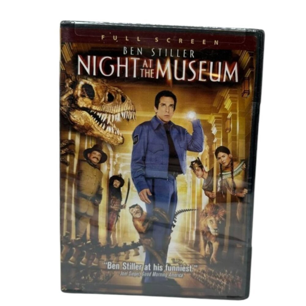 NIGHT AT THE MUSEUM‎ (DVD, 2006) Ben Stiller Family Comedy Adventure Full Screen